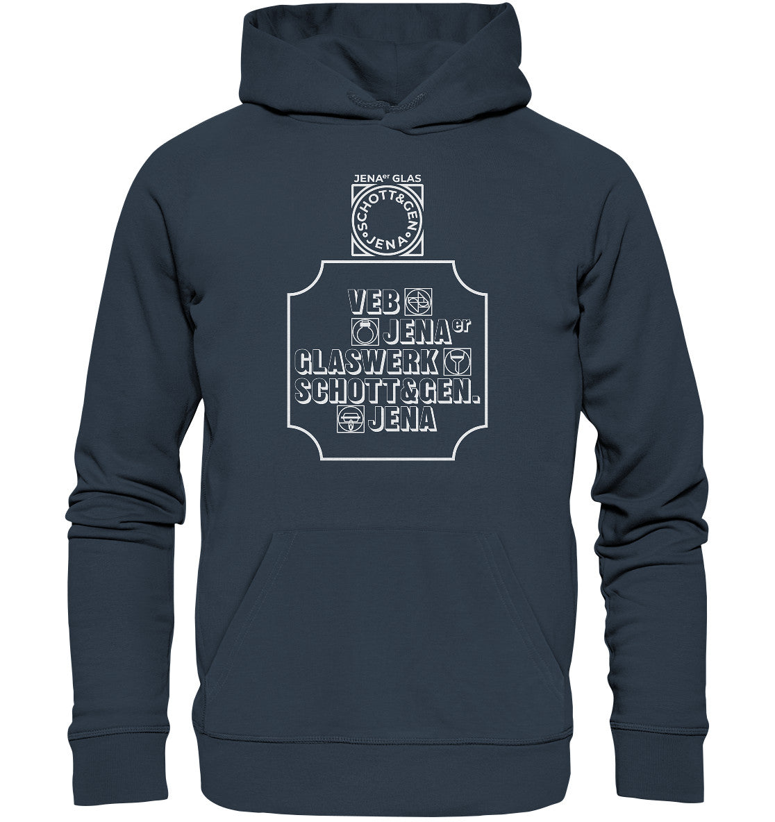 PREMIUM ORGANIC HOODIE UNISEX • VEB JENAER GLASWERK