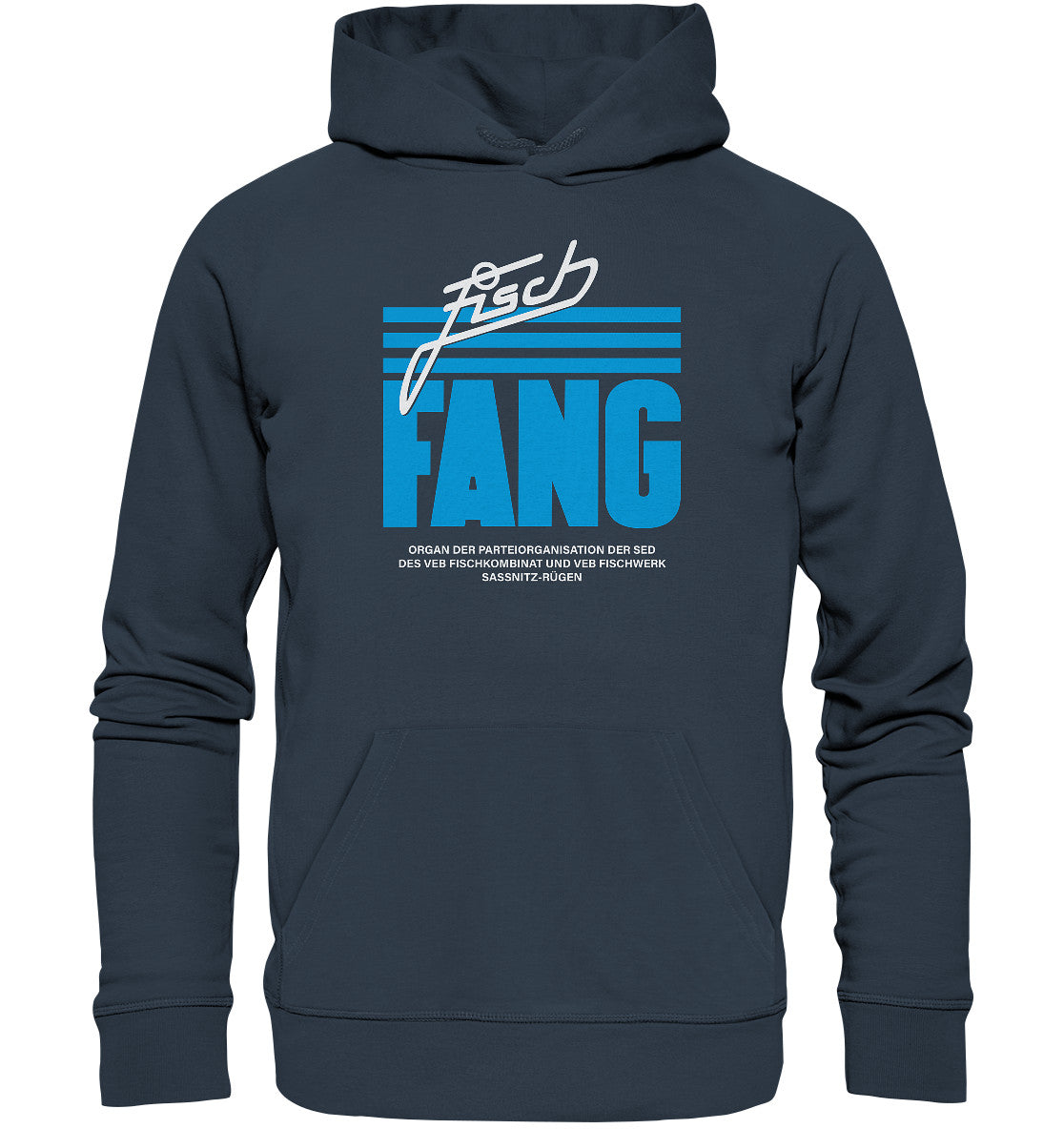 DDR Ostalgie Kapuze / Organic Hoodie Unisex • FISCHFANG SASSNITZ