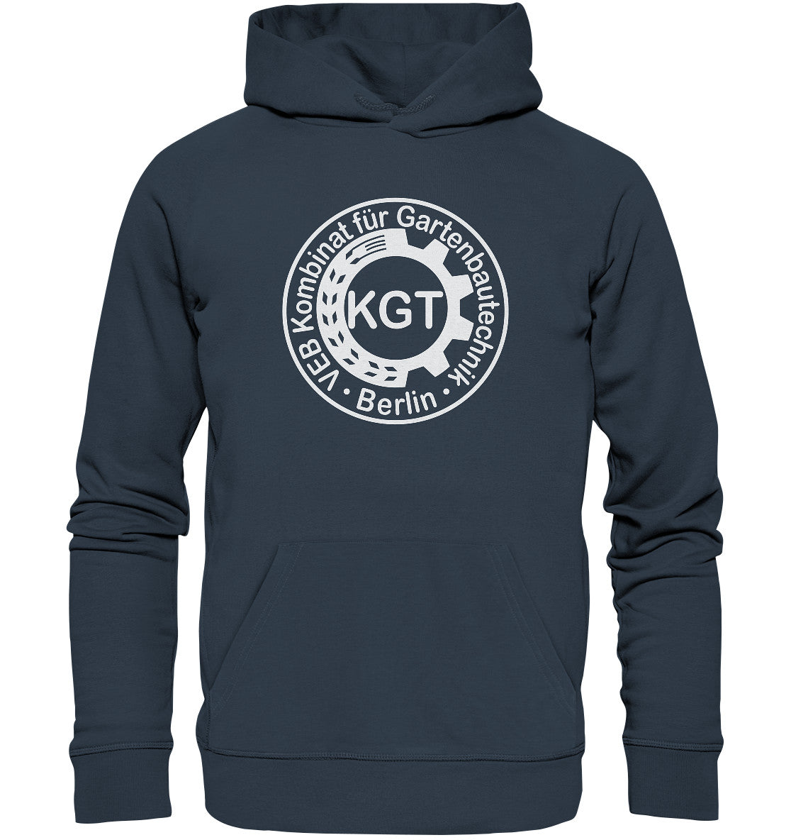 DDR Ostalgie Kapuze / Organic Hoodie Unisex • KGT - VEB KOMBINAT FÜR GARTENBAUTECHNIK BERLIN