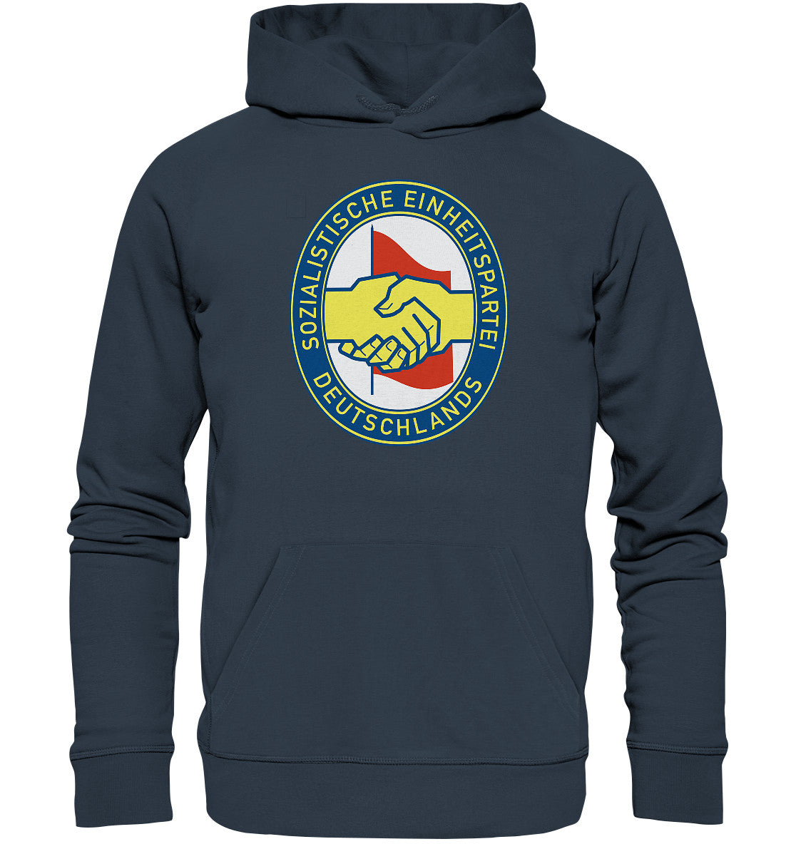 DDR Ostalgie Kapuze / Organic Hoodie Unisex • SED LOGO