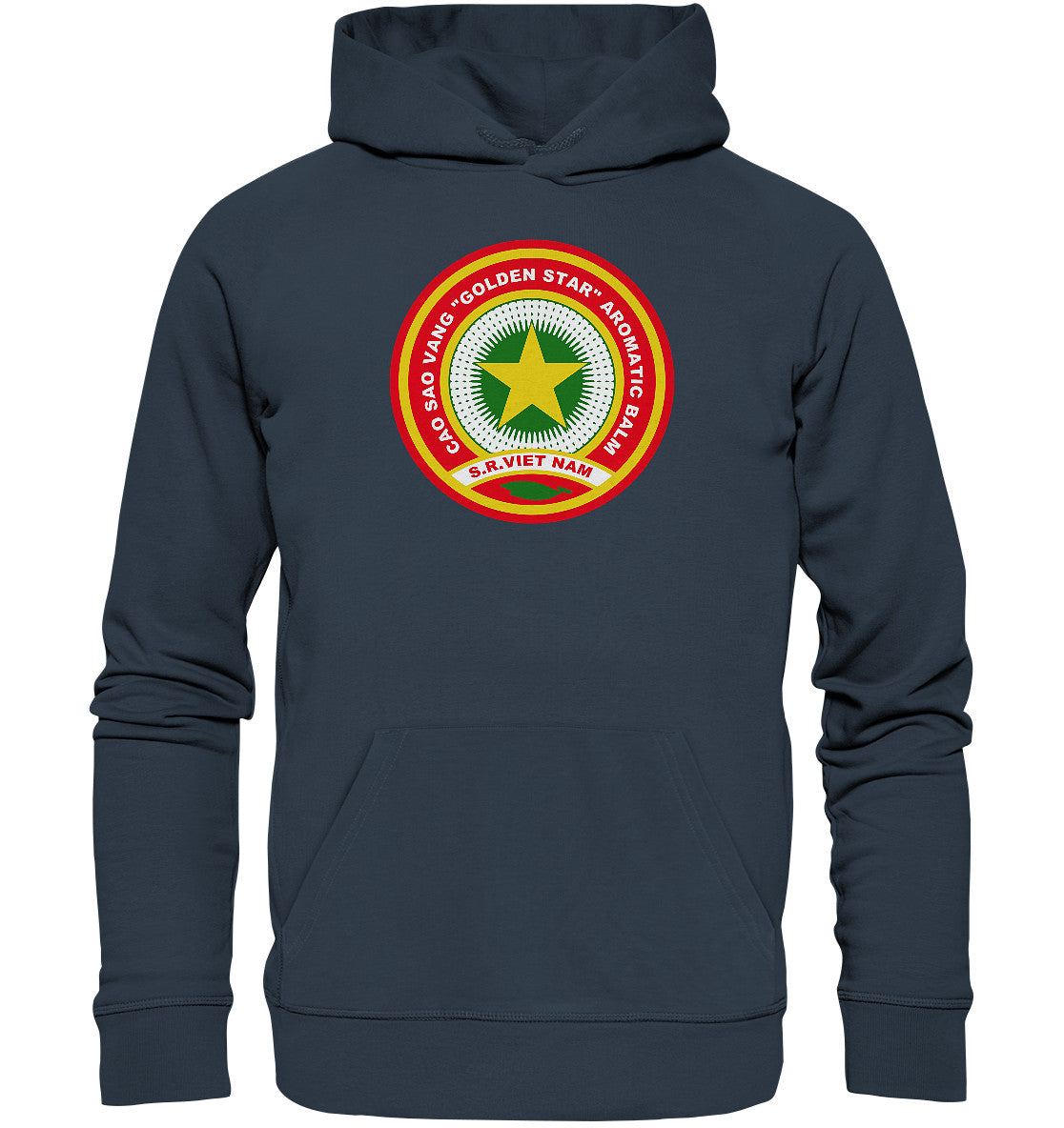 DDR Ostalgie Kapuze / Organic Hoodie Unisex • VIETNAMESISCHE SALBE GOLDEN STAR