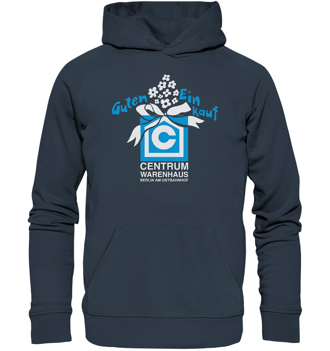 DDR Ostalgie Kapuze / Organic Hoodie Unisex • CENTRUM WARENHAUS - BERLIN