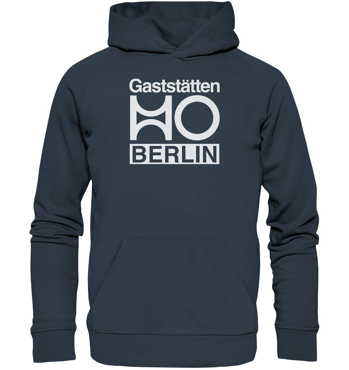 DDR Ostalgie Kapuze / Organic Hoodie Unisex • HO GASTSTÄTTEN BERLIN