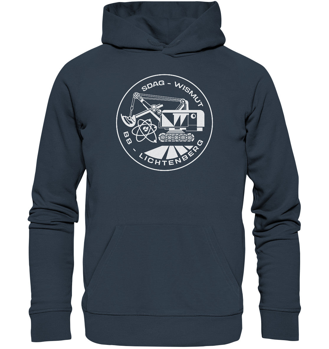 DDR Ostalgie Kapuze / Organic Hoodie Unisex • SDAG WISMUT - BB LICHTENBERG - Organic Basic Hoodie