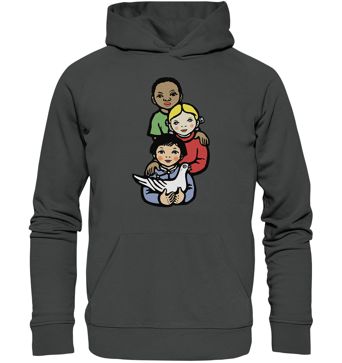 DDR Ostalgie Kapuze / Organic Hoodie Unisex • WELTFRIEDEN - WORLD PEACE, LI BING-FAN 1967