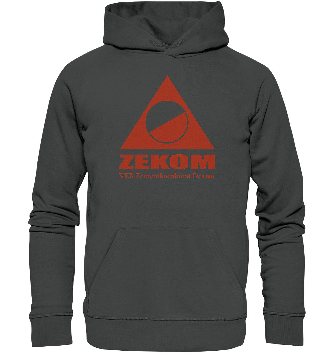 DDR Ostalgie Kapuze / Organic Hoodie Unisex • VEB ZEMENTKOMBINAT DESSAU