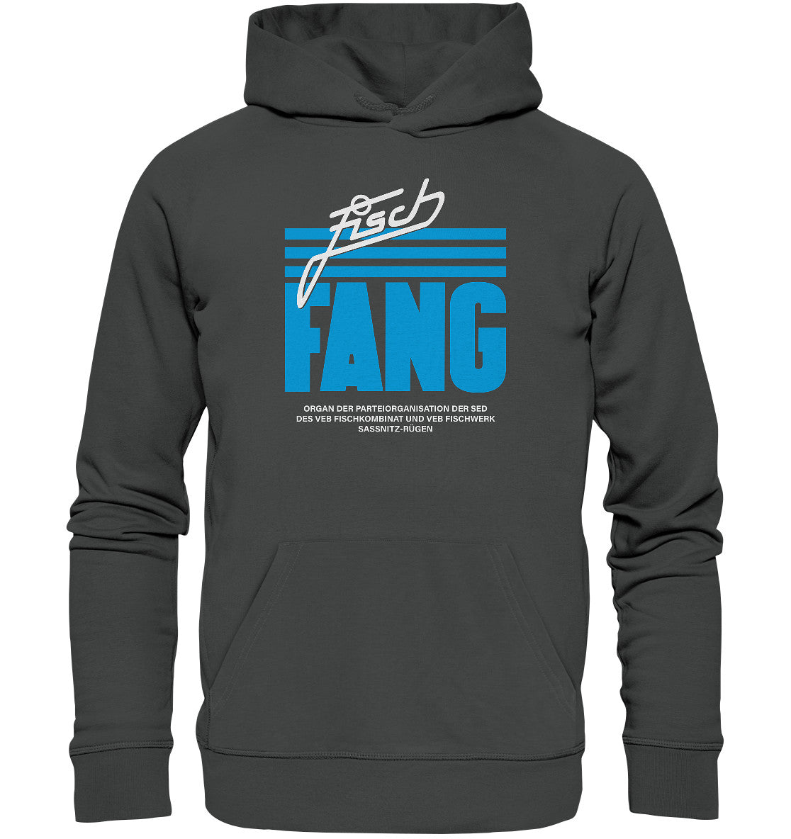 DDR Ostalgie Kapuze / Organic Hoodie Unisex • FISCHFANG SASSNITZ