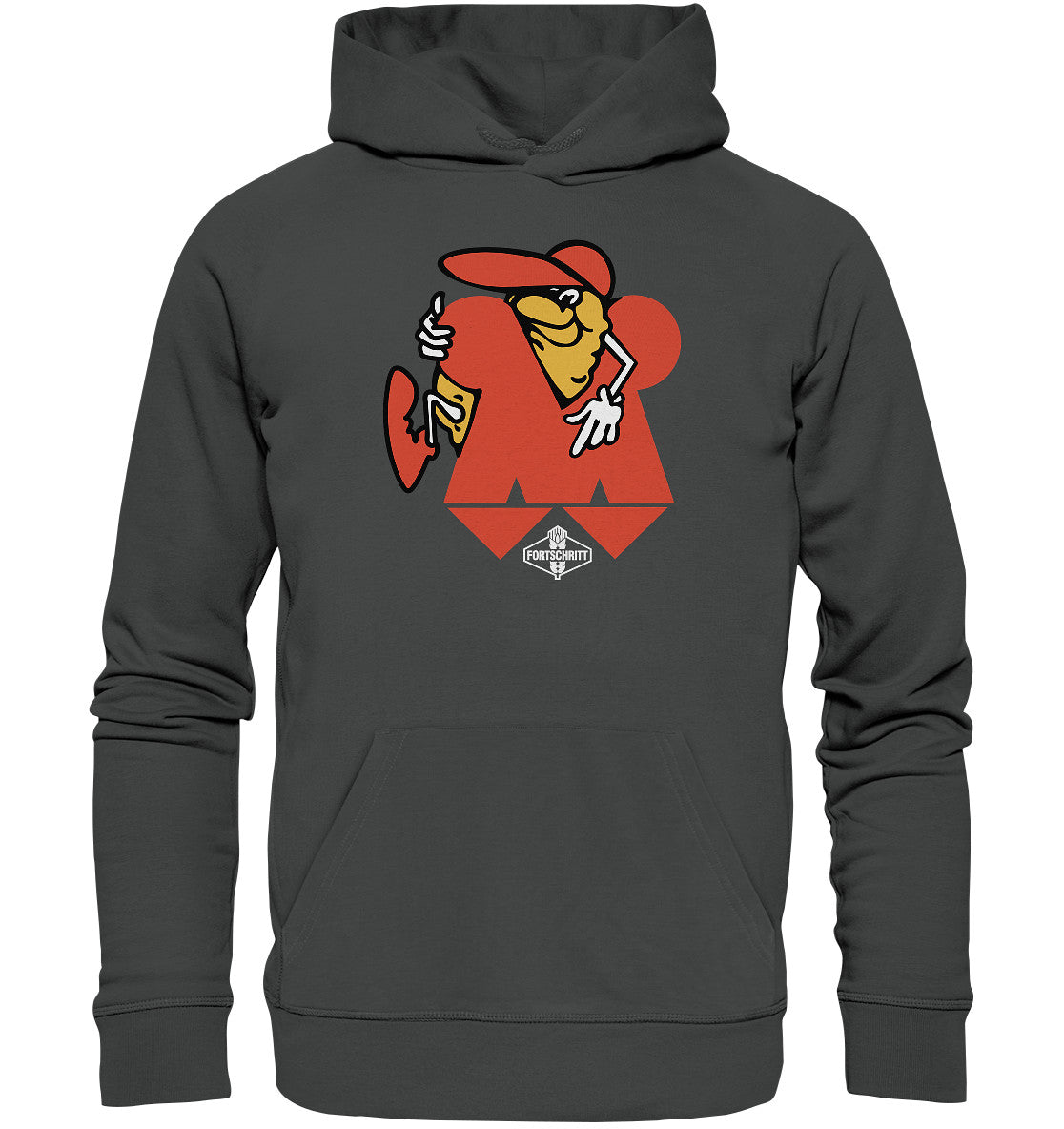 DDR Ostalgie Kapuze / Organic Hoodie Unisex • KOMBINAT FORTSCHRITT WEIMAR