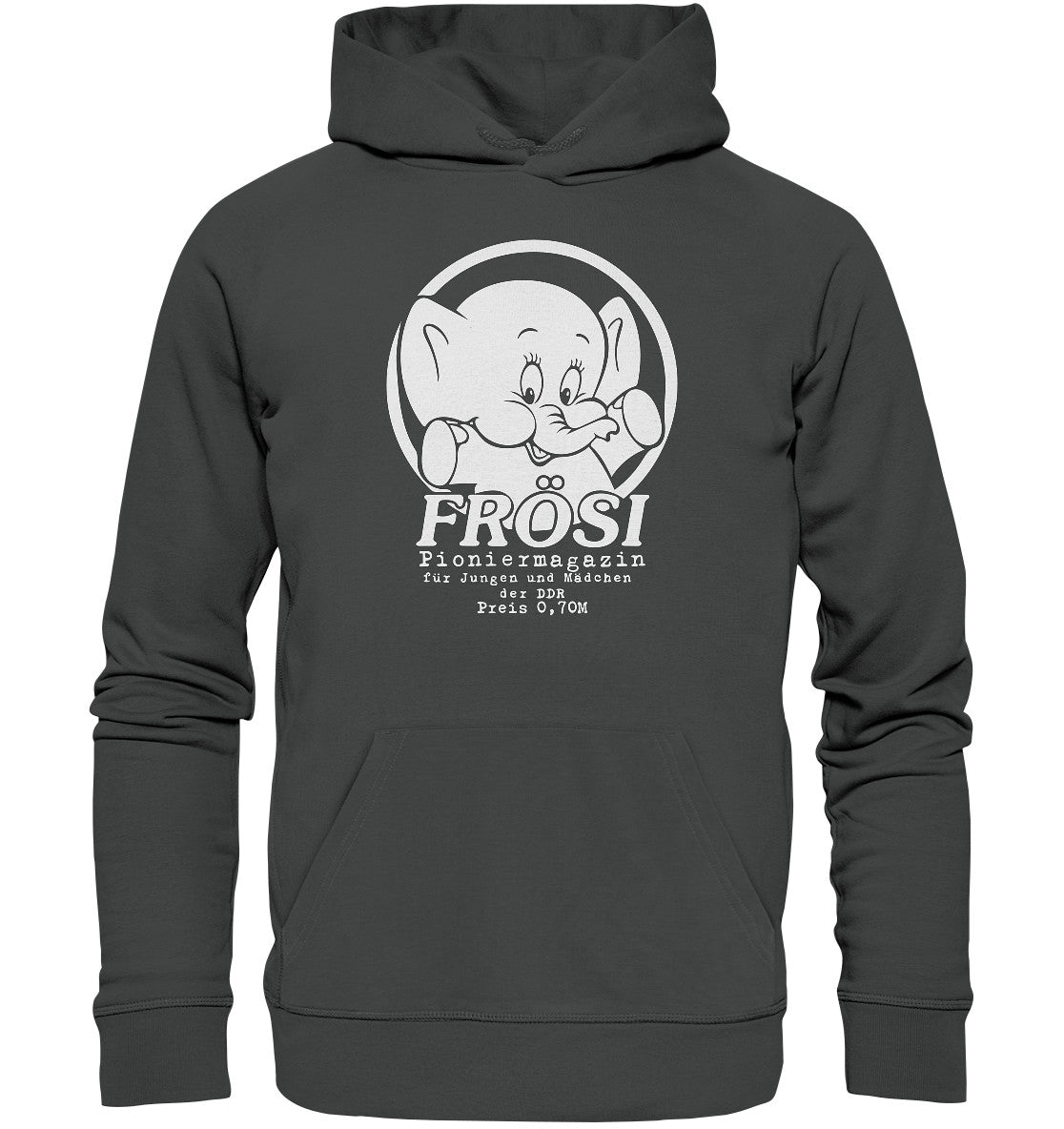 DDR Ostalgie Kapuze / Organic Hoodie Unisex • FRÖSI PIONIERMAGAZIN