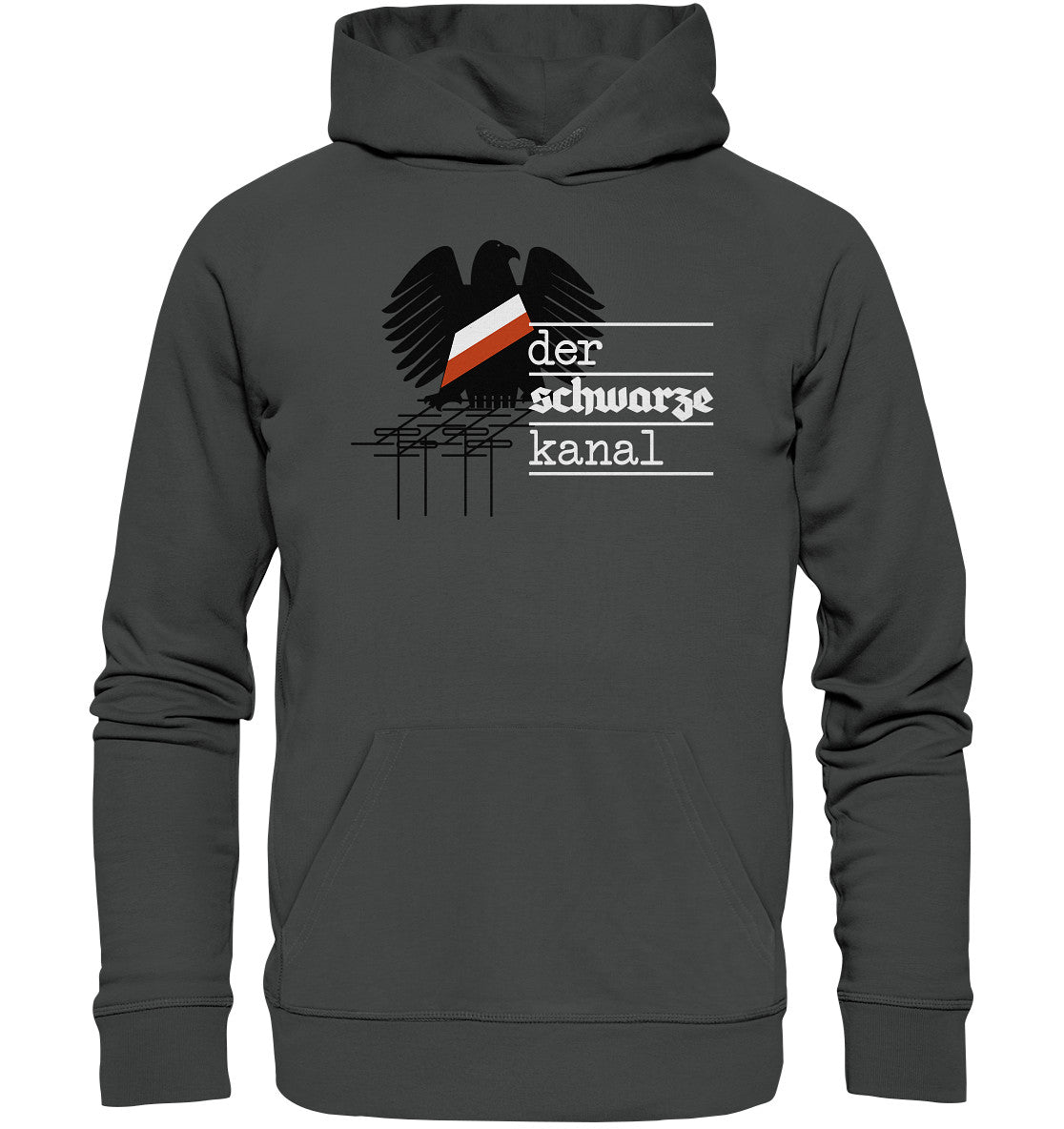 DDR Ostalgie Kapuze / Organic Hoodie Unisex • DER SCHWARZE KANAL