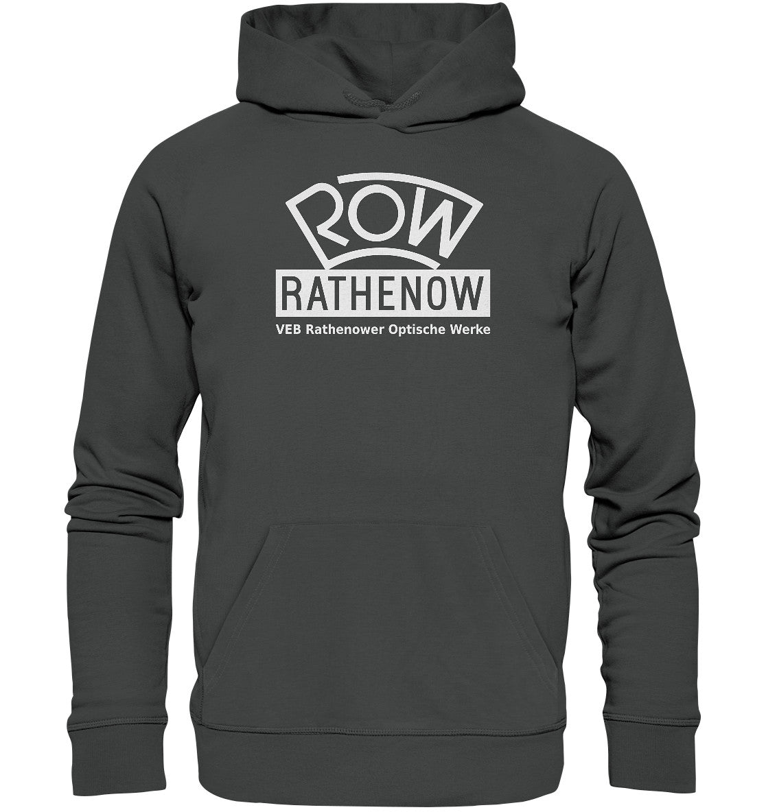 DDR Ostalgie Kapuze / Organic Hoodie Unisex • ROW RATHENOW