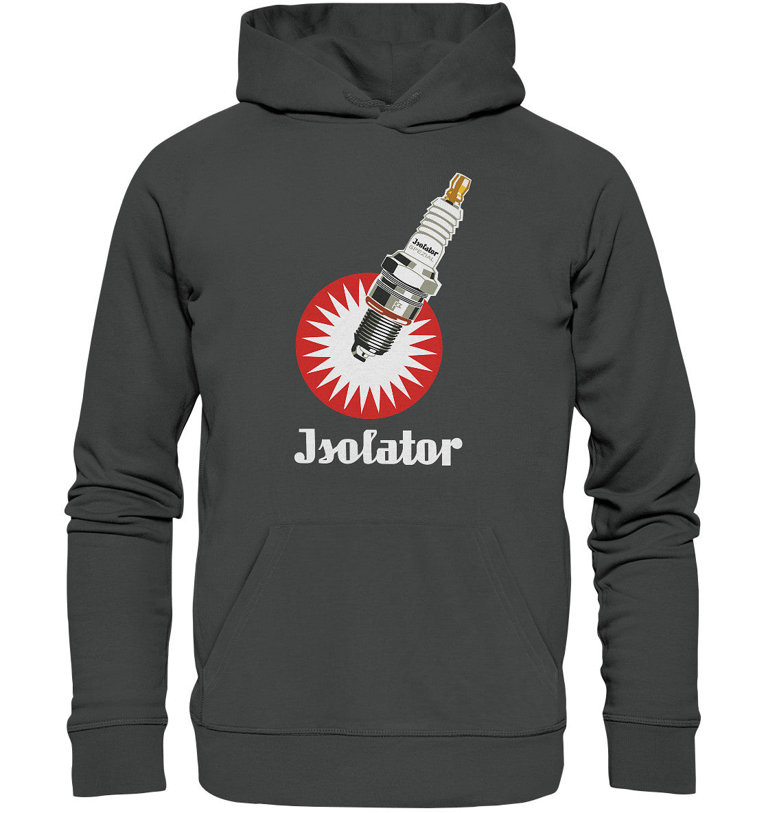 DDR Ostalgie Kapuze / Organic Hoodie Unisex • ISOLATOR ZÜNDKERZE