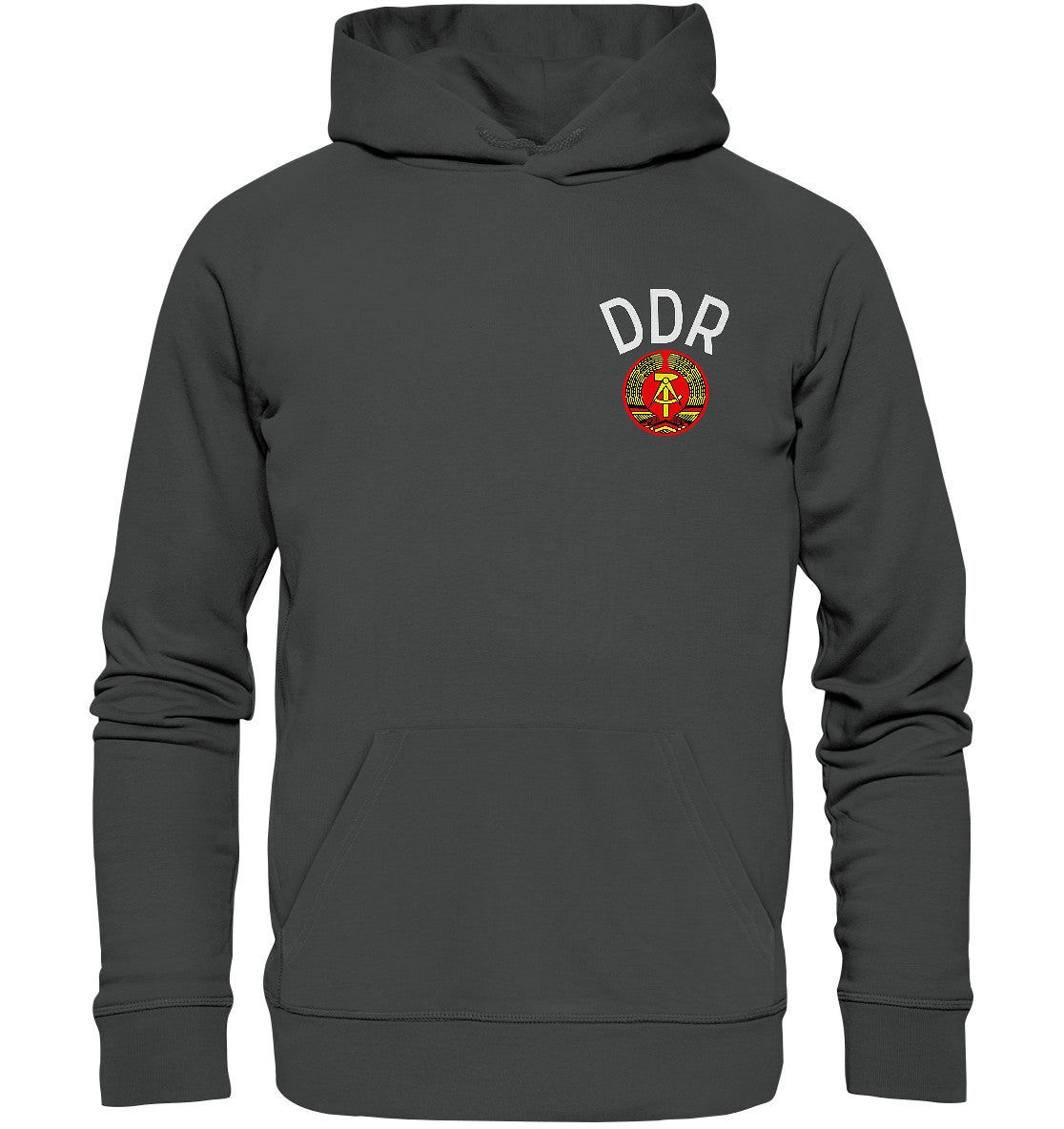 DDR Ostalgie Kapuze / Organic Hoodie Unisex • DDR SPORT TRIKOT