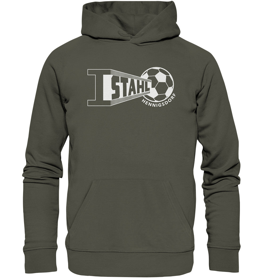 DDR Ostalgie Kapuze / Organic Hoodie Unisex • STAHL HENNIGSDORF