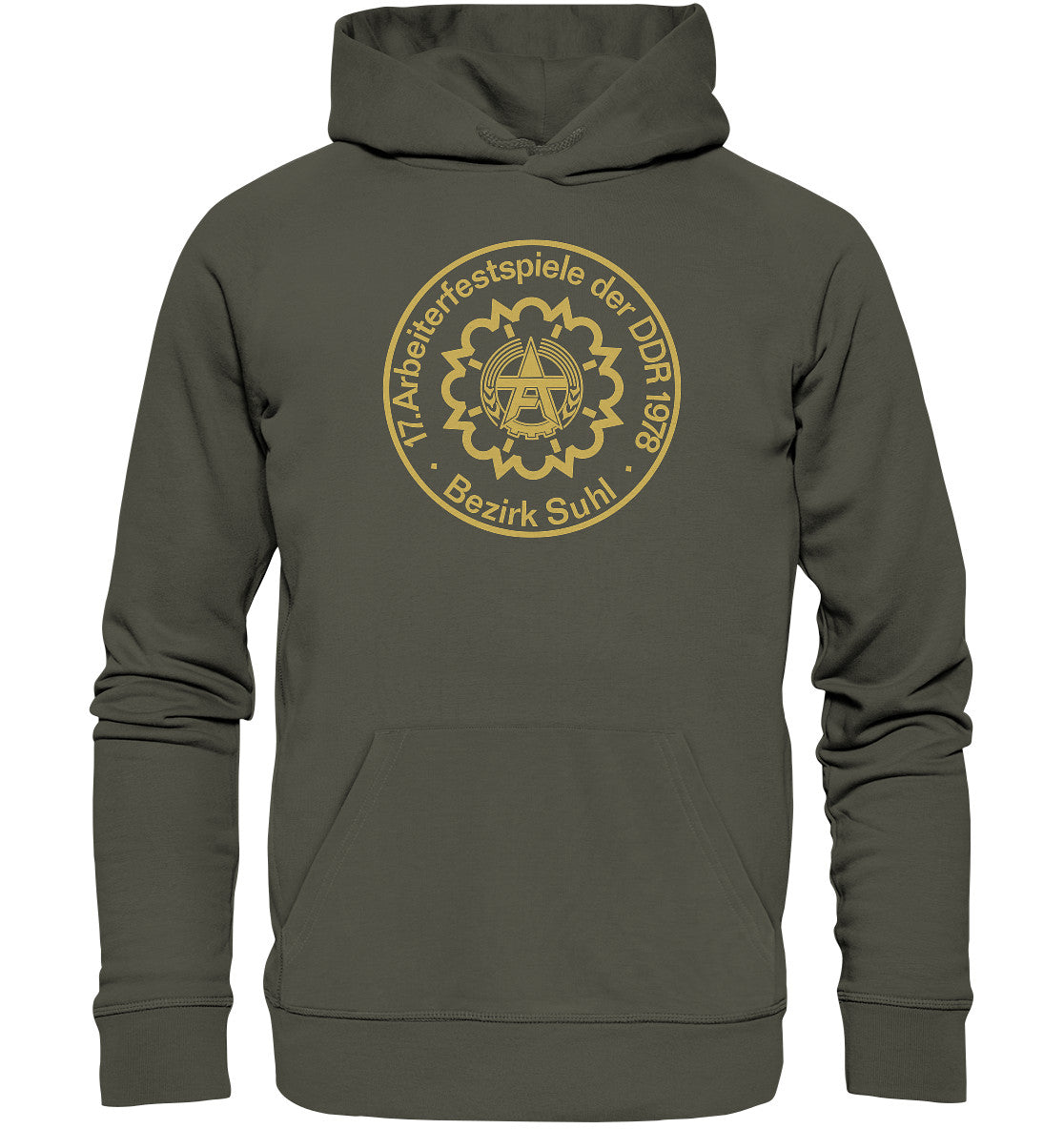 DDR Ostalgie Kapuze / Organic Hoodie Unisex • ARBEITERFESTSPIELE SUHL