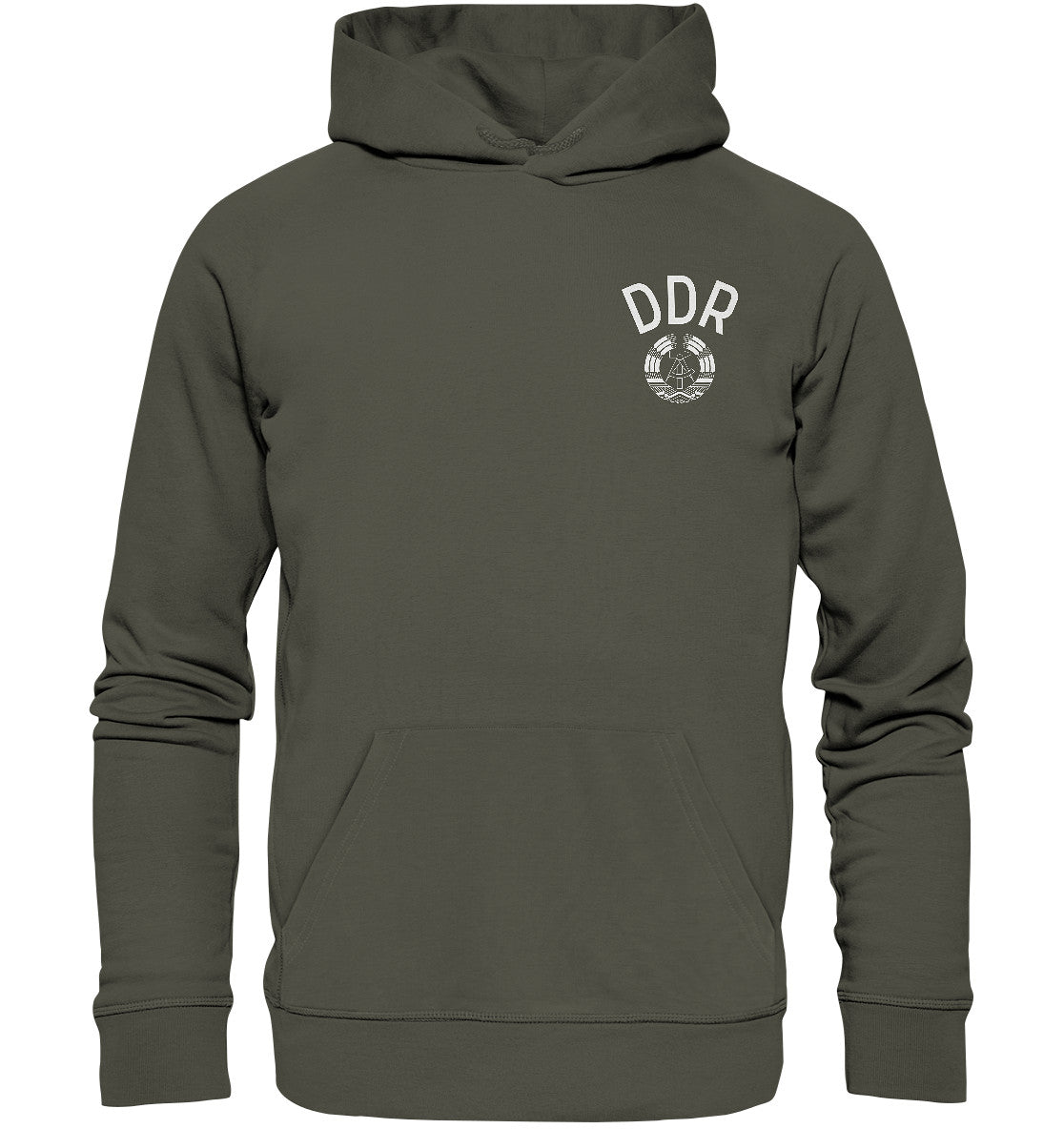 DDR Ostalgie Kapuze / Organic Hoodie Unisex • DDR SPORT TRIKOT - monochrom