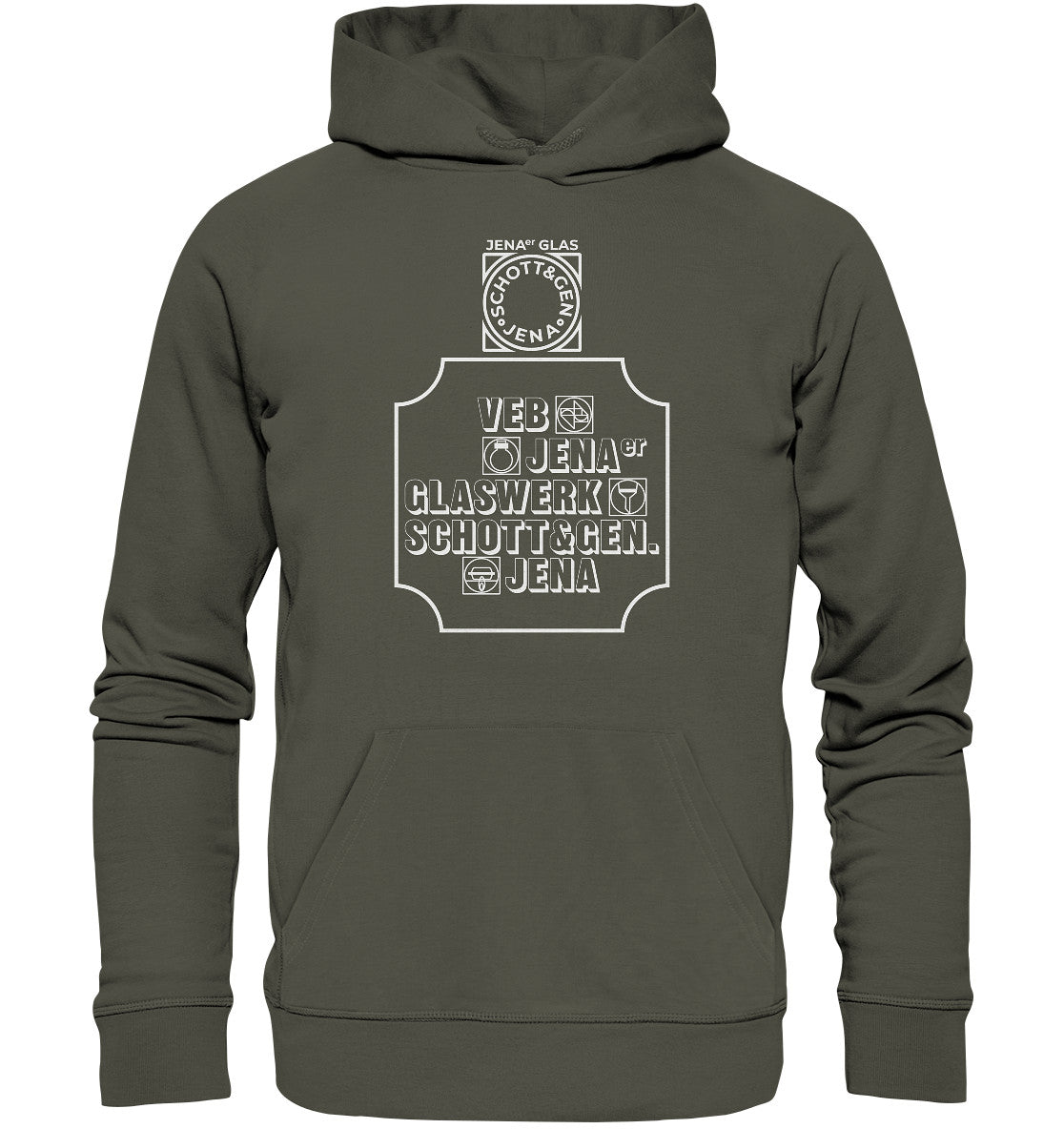 PREMIUM ORGANIC HOODIE UNISEX • VEB JENAER GLASWERK