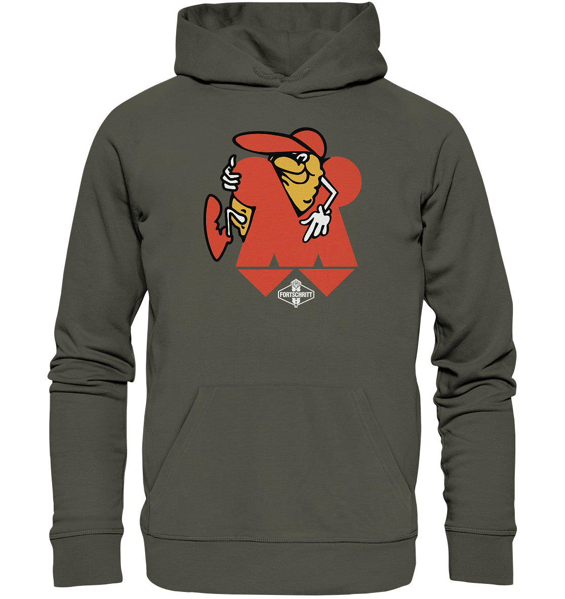 DDR Ostalgie Kapuze / Organic Hoodie Unisex • KOMBINAT FORTSCHRITT WEIMAR