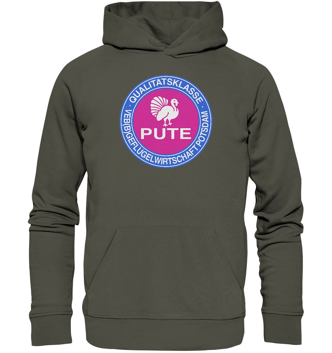 DDR Ostalgie Kapuze / Organic Hoodie Unisex • VEB GEFLÜGELWIRTSCHAFT POTSDAM