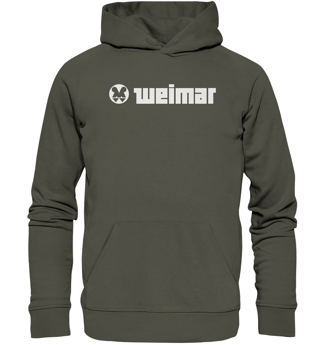 DDR Ostalgie Kapuze / Organic Hoodie Unisex • VEB WEIMAR-WERK