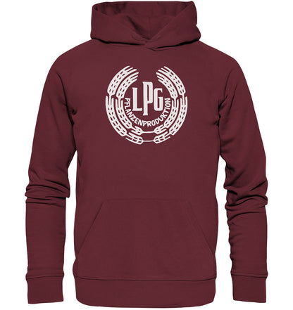 DDR Ostalgie Kapuze / Organic Hoodie Unisex • LPG PFLANZENPRODUKTION