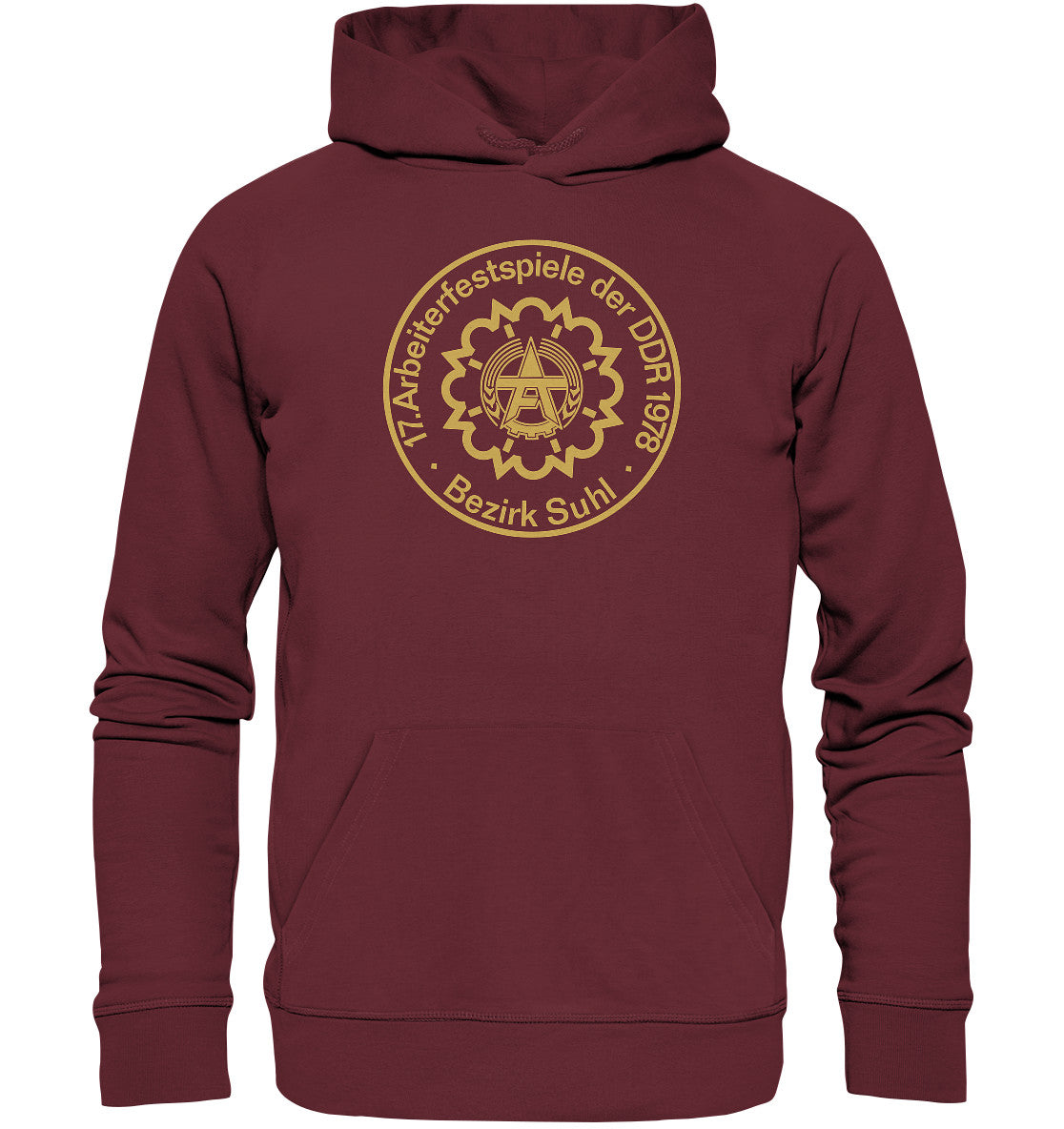 DDR Ostalgie Kapuze / Organic Hoodie Unisex • ARBEITERFESTSPIELE SUHL
