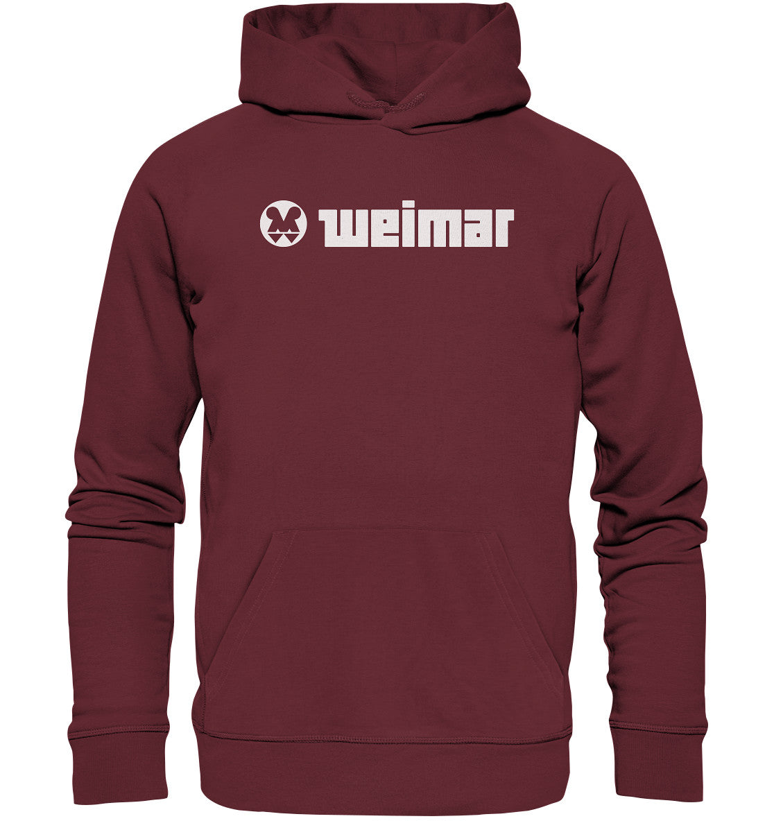 DDR Ostalgie Kapuze / Organic Hoodie Unisex • VEB WEIMAR-WERK