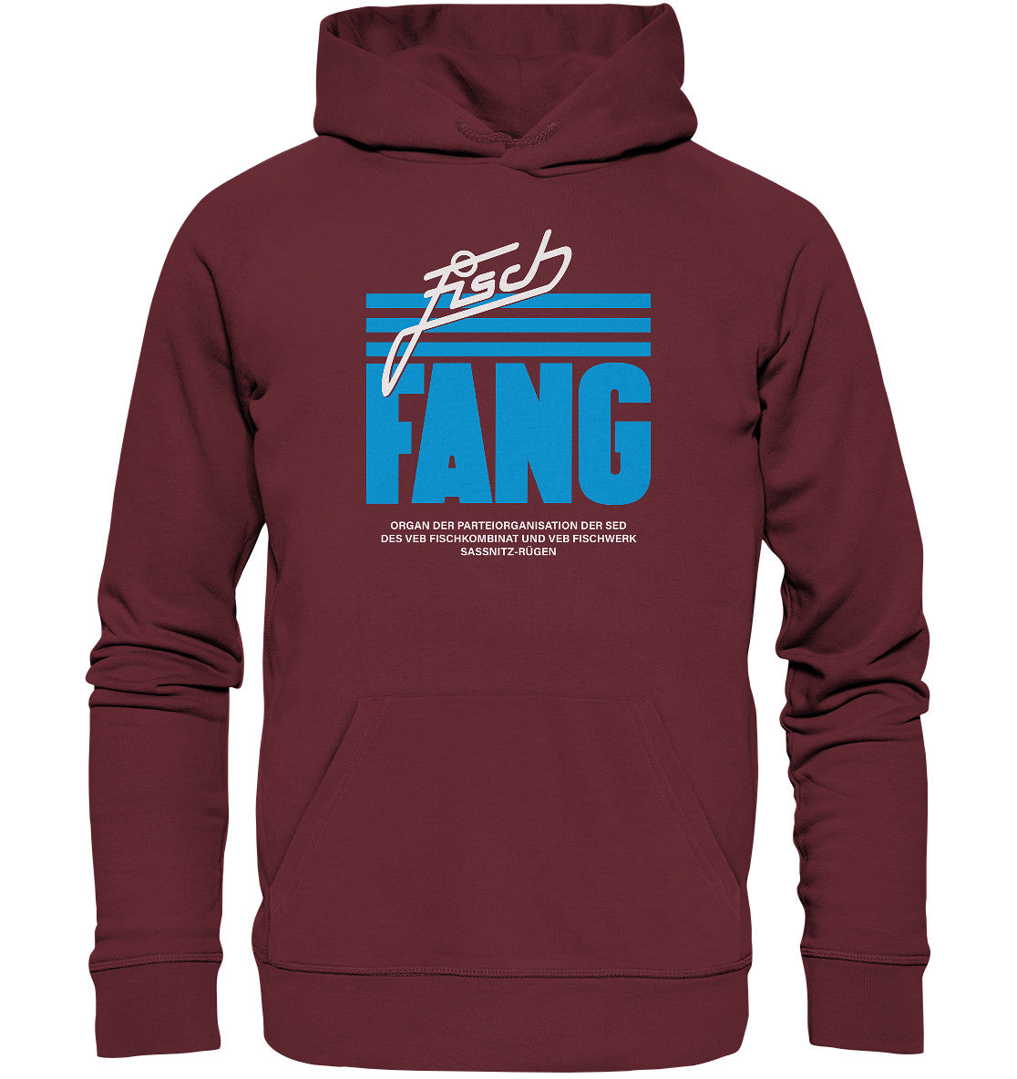 DDR Ostalgie Kapuze / Organic Hoodie Unisex • FISCHFANG SASSNITZ