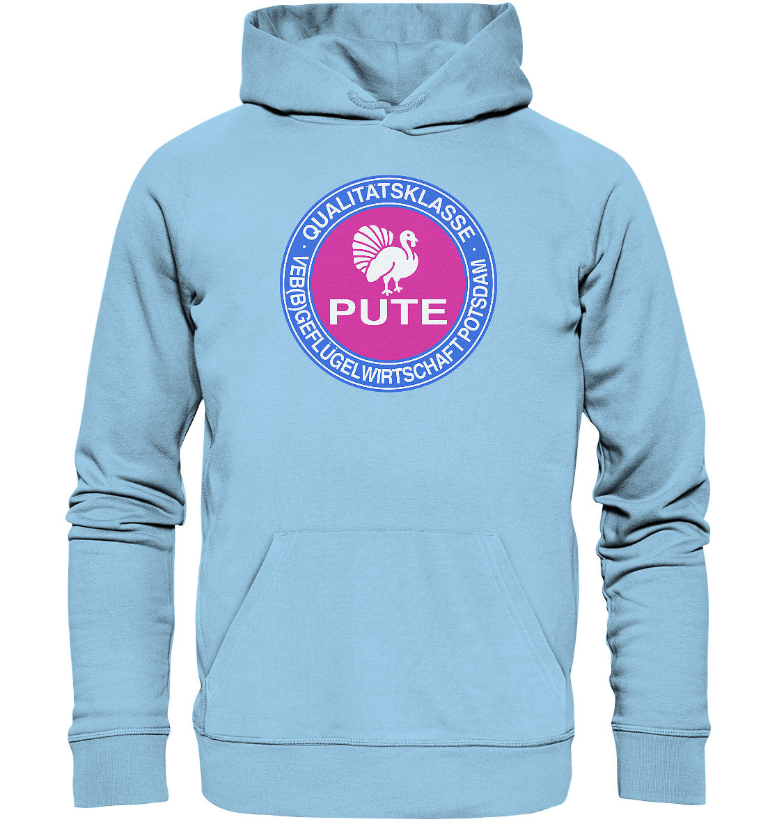 DDR Ostalgie Kapuze / Organic Hoodie Unisex • VEB GEFLÜGELWIRTSCHAFT POTSDAM