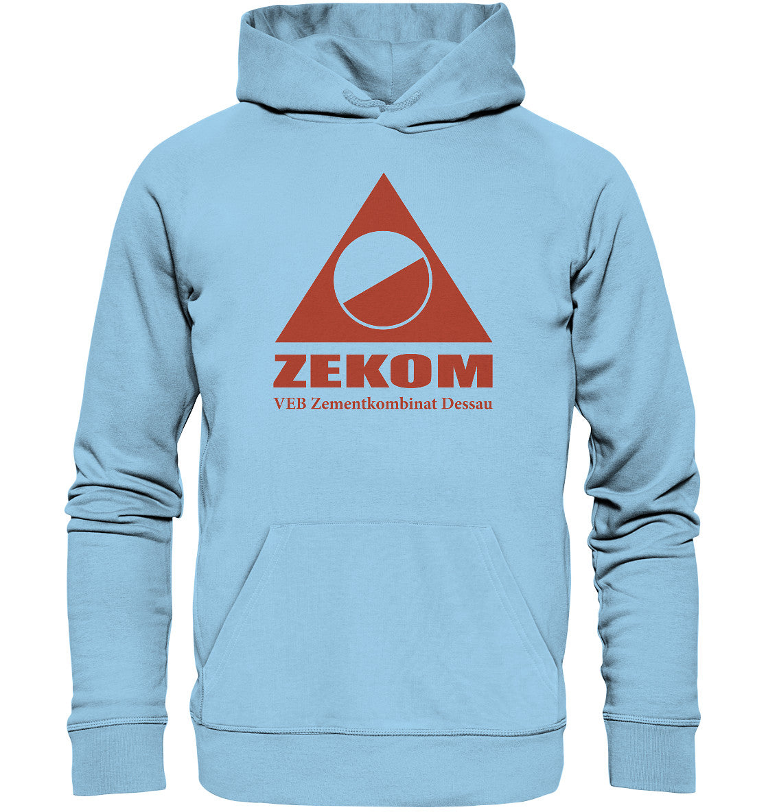 DDR Ostalgie Kapuze / Organic Hoodie Unisex • VEB ZEMENTKOMBINAT DESSAU