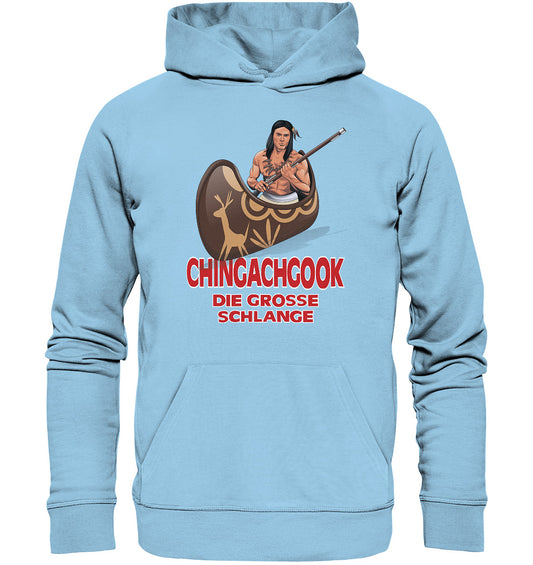 DDR Ostalgie Kapuze / Organic Hoodie Unisex • CHINGACHGOOK, DIE GROSSE SCHLANGE