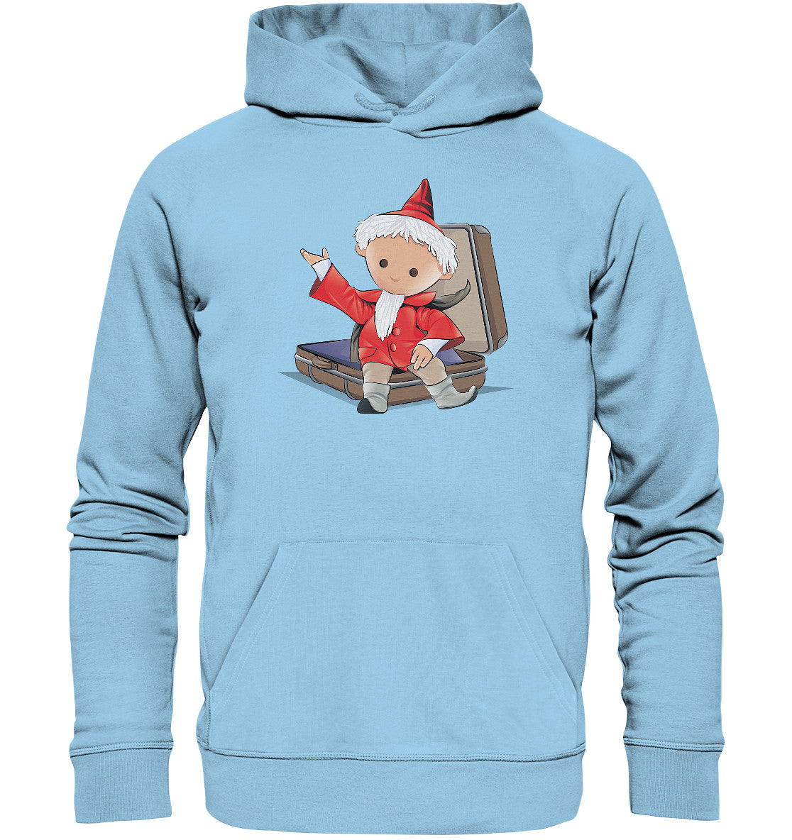 DDR Ostalgie Kapuze / Organic Hoodie Unisex • UNSER SANDMÄNNCHEN - AUF REISEN