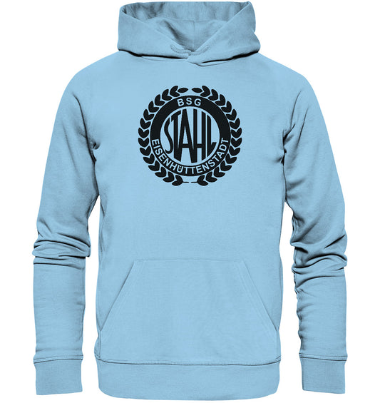 DDR Ostalgie Kapuze / Organic Hoodie Unisex • BSG EISENHÜTTENSTADT - HELL