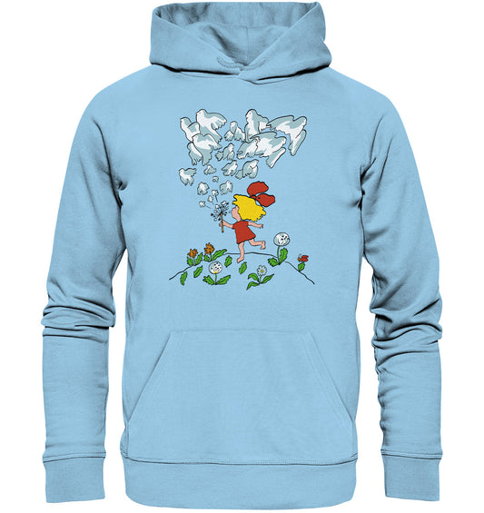 PREMIUM ORGANIC HOODIE UNISEX • FRIEDENSPLAKAT GEGEN NATO-RAKETEN IN WESTEUROPA