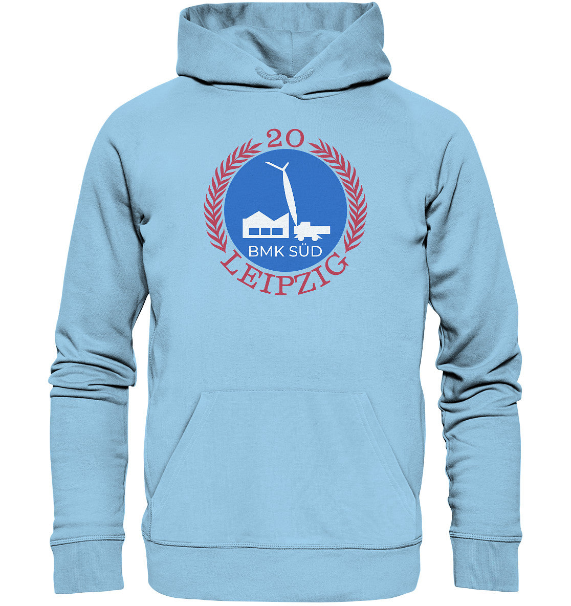 DDR Ostalgie Kapuze / Organic Hoodie Unisex • BAU- UND MONTAGEKOMBINAT LEIPZIG