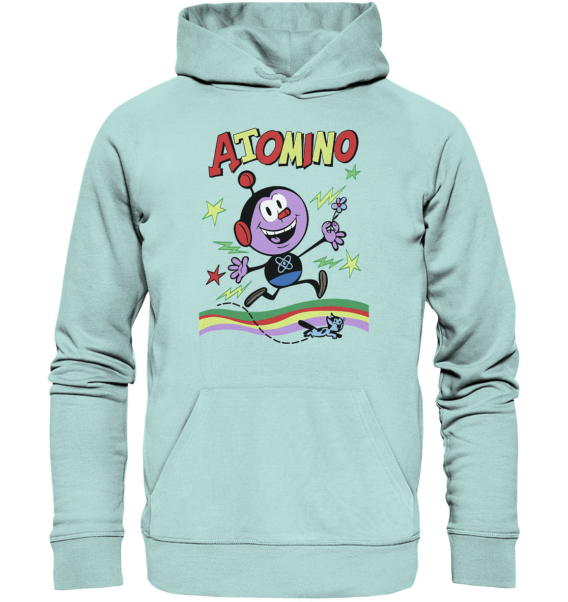 DDR Ostalgie Kapuze / Organic Hoodie Unisex • ATOMINO