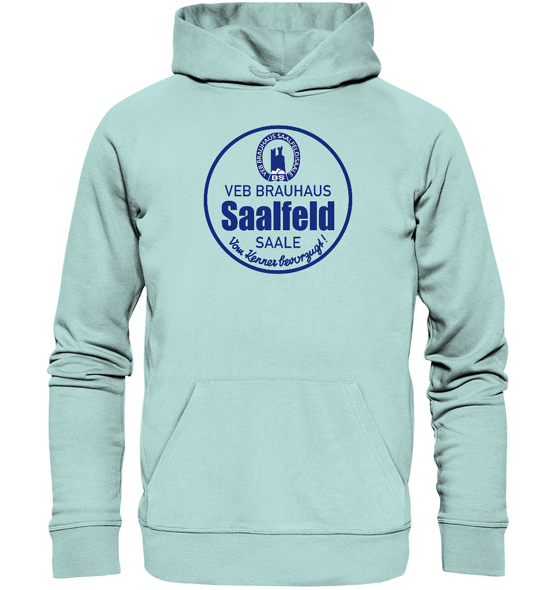 DDR Ostalgie Kapuze / Organic Hoodie Unisex • VEB BRAUHAUS SAALFELD