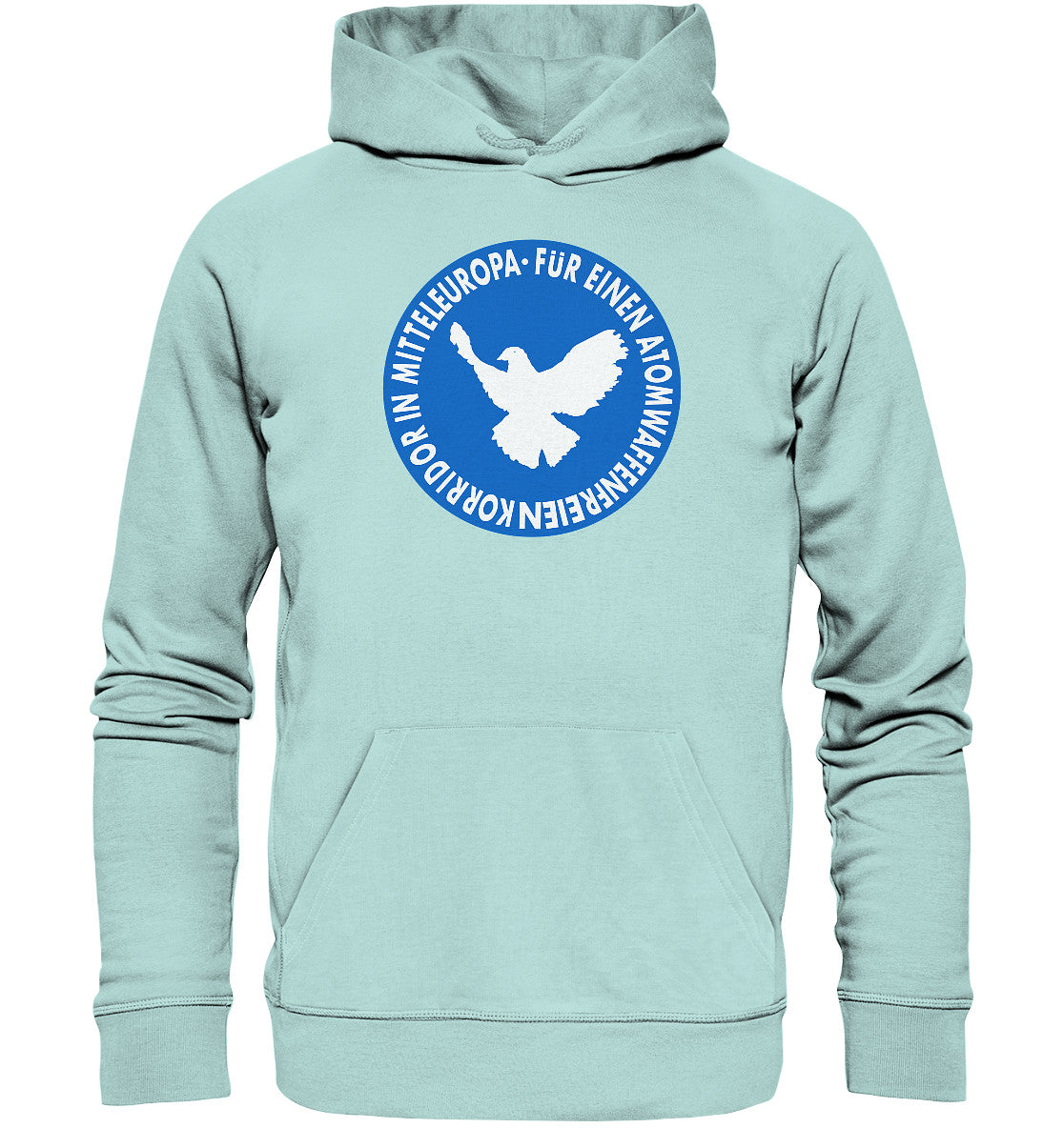 DDR Ostalgie Kapuze / Organic Hoodie Unisex • ATOMWAFFENFREIES MITTELEUROPA