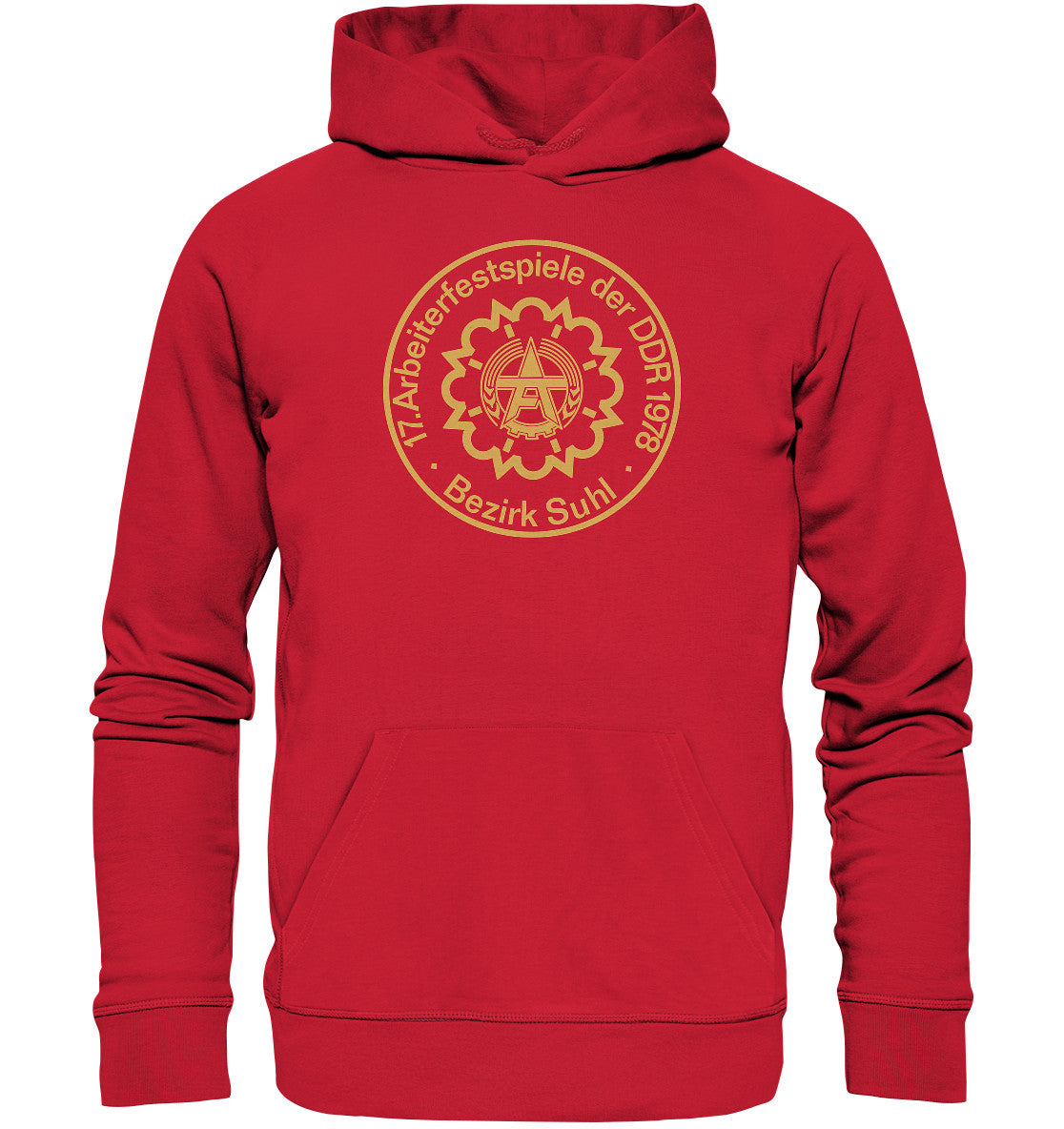 DDR Ostalgie Kapuze / Organic Hoodie Unisex • ARBEITERFESTSPIELE SUHL