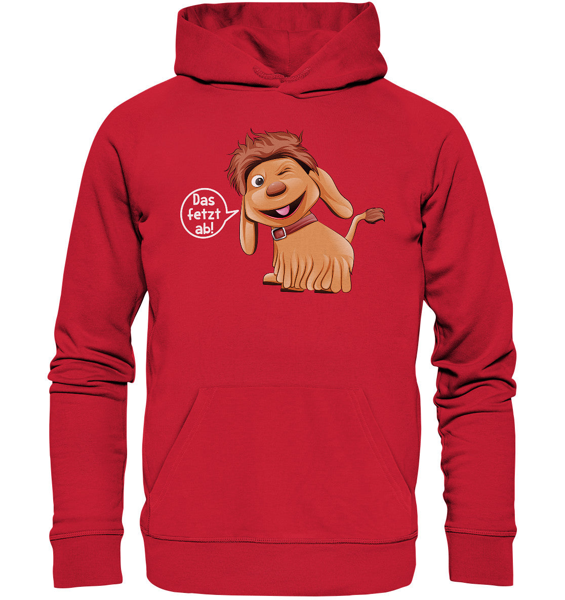 DDR Ostalgie Kapuze / Organic Hoodie Unisex • UNSER SANDMÄNNCHEN - MOPPI - DAS FETZT AB!