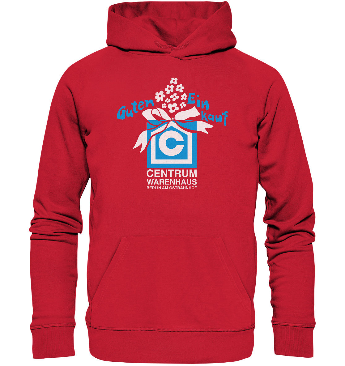 DDR Ostalgie Kapuze / Organic Hoodie Unisex • CENTRUM WARENHAUS - BERLIN