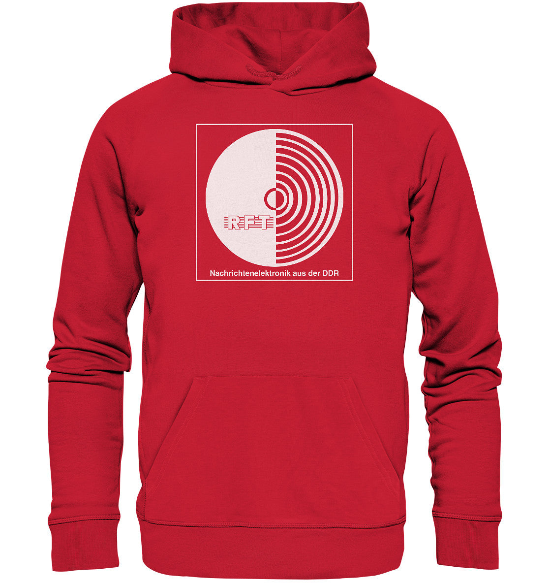 DDR Ostalgie Kapuze / Organic Hoodie Unisex • RFT NACHRICHTENELEKTRONIK AUS DER DDR