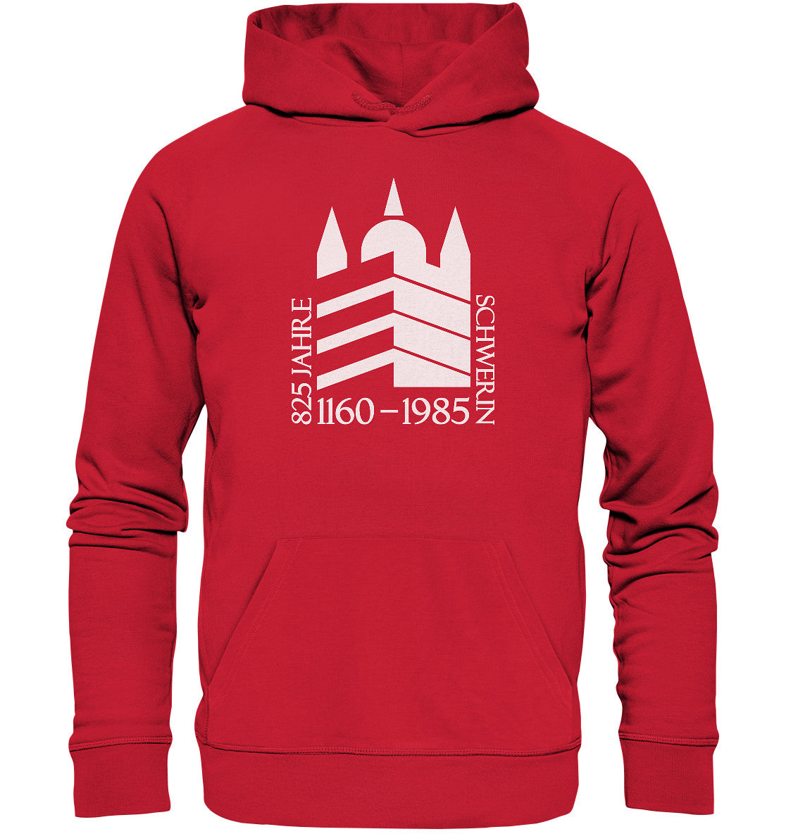DDR Ostalgie Kapuze / Organic Hoodie Unisex • 825 JAHRE SCHWERIN - 1985