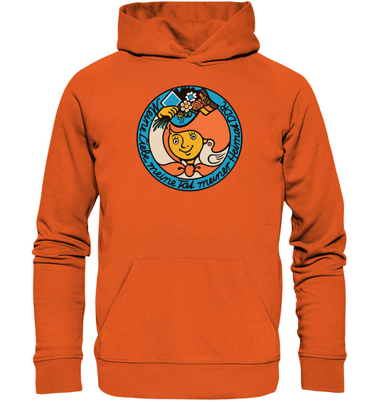 DDR Ostalgie Kapuze / Organic Hoodie Unisex • JUNGE PIONIERE - MEINE LIEBE MEINER HEIMAT