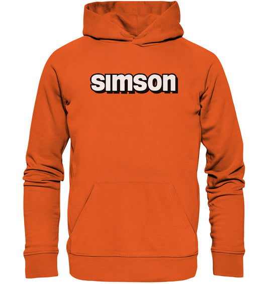 PREMIUM ORGANIC HOODIE UNISEX • SIMSON - SCHRIFTZUG