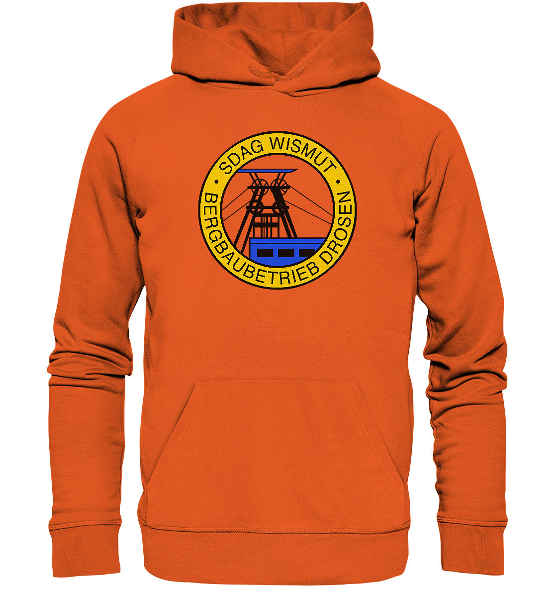 DDR Ostalgie Kapuze / Organic Hoodie Unisex • SDAG WISMUT - DROSEN