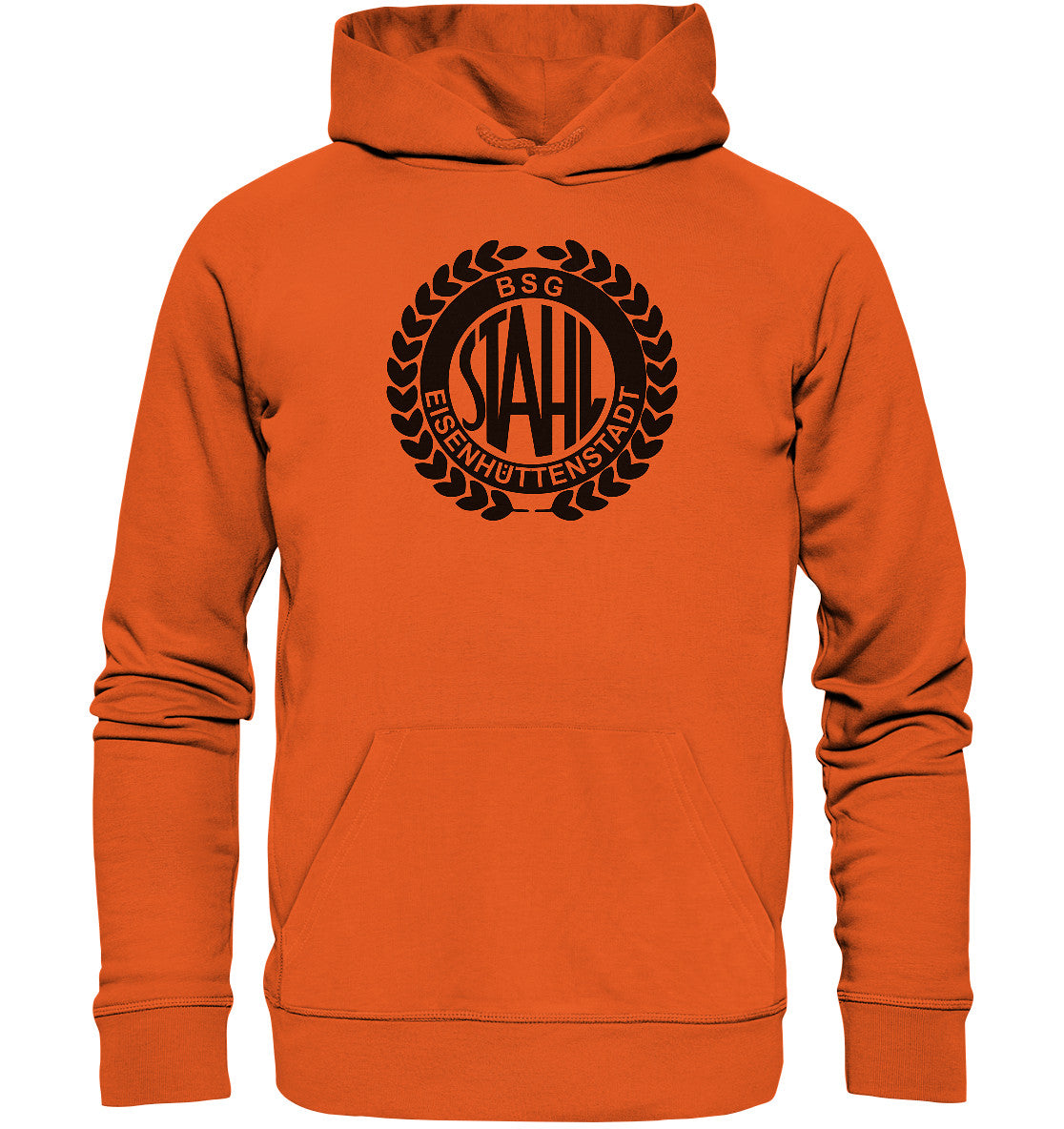 DDR Ostalgie Kapuze / Organic Hoodie Unisex • BSG EISENHÜTTENSTADT - HELL