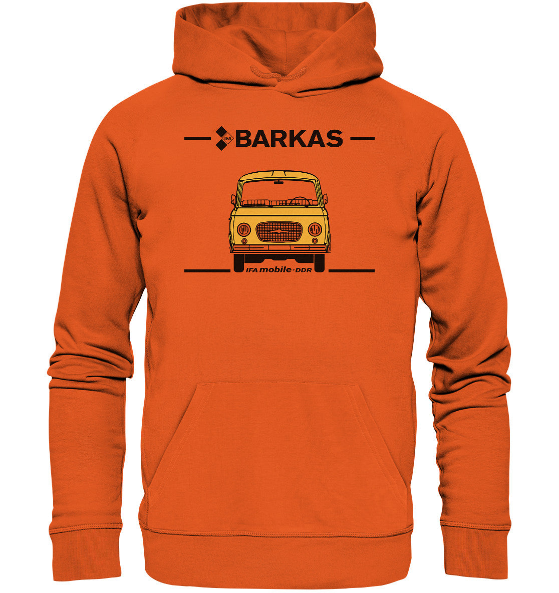 DDR Ostalgie Kapuze / Organic Hoodie Unisex • IFA BARKAS