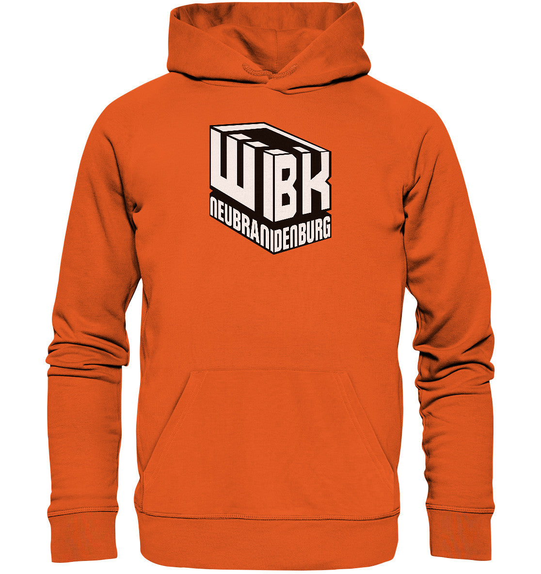 DDR Ostalgie Kapuze / Organic Hoodie Unisex • WOHNUNGSBAUGESELLSCHAFT NEUBRANDENBURG