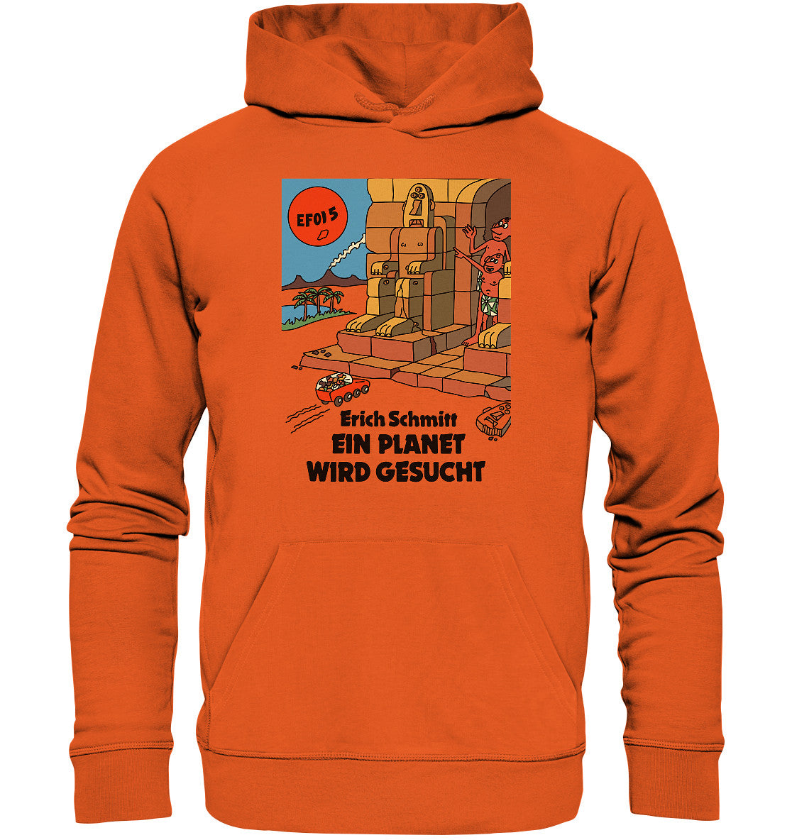 DDR Ostalgie Kapuze / Organic Hoodie Unisex • ERICH SCHMITT - EIN PLANET WIRD GESUCHT